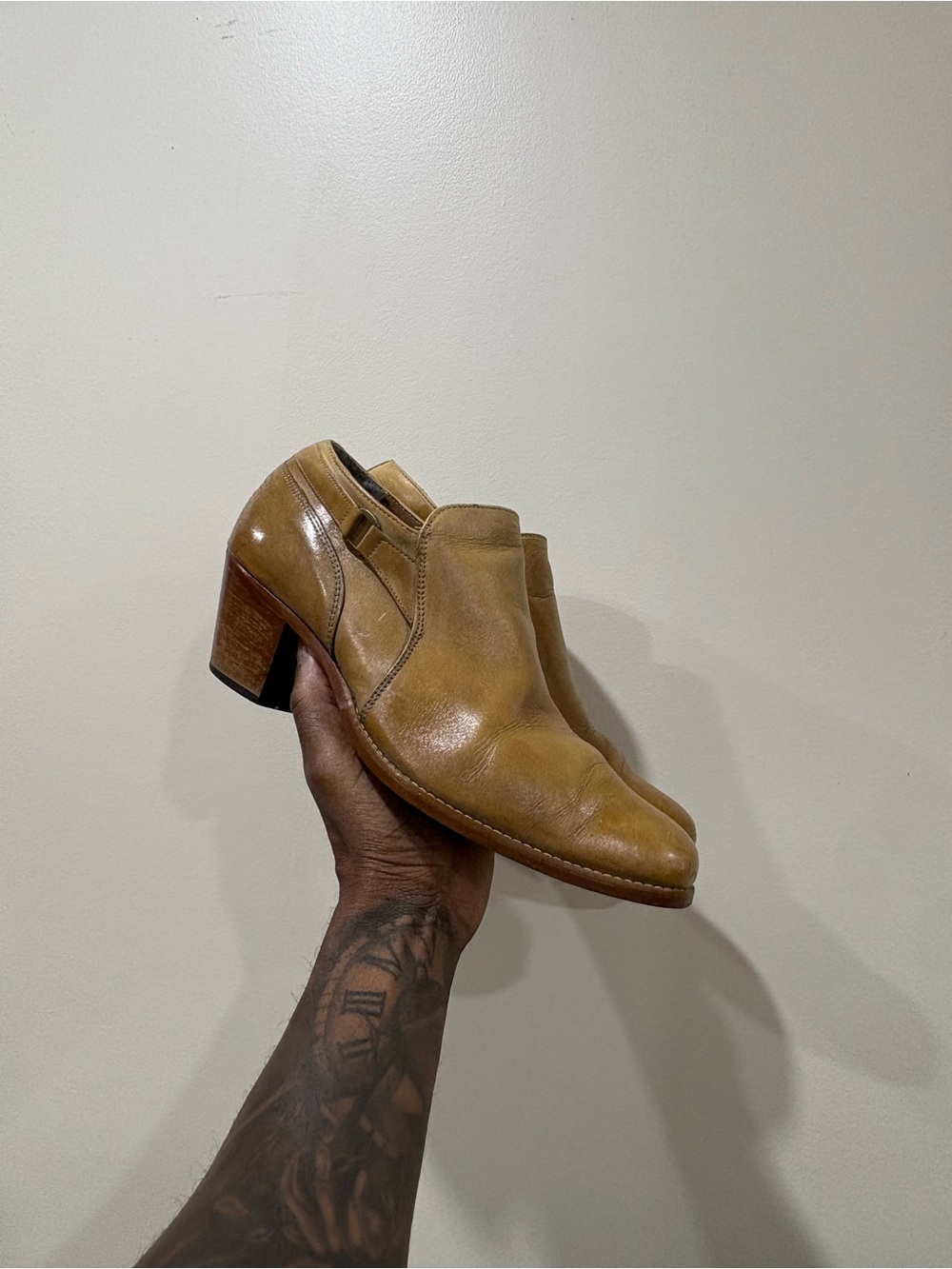 Vintage Leather Western Boots
